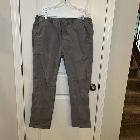 Orvis Mens Pants Sz 30L Elastic Waist Drawstring - Picture 1 of 6